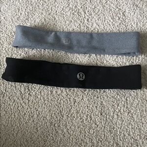 lululemon athletica Black and Gray Headbands